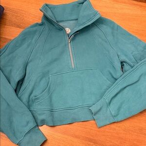 Lululemon XS/S Funnel Neck Blue Scuba